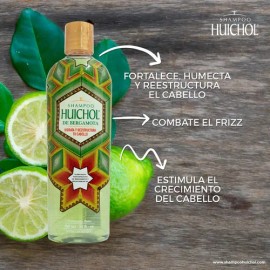 Shampoo Huichol Bergamota 400 ml Crecimiento y Anti Frizz                                                                                             