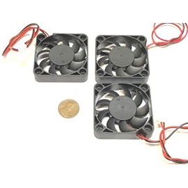 3 Pieces 12V 5010 2 Pin Computer fan 50MM 5CM pc cooling cool Replacement A5