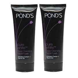 Pond's Lavado facial anticontaminación con pureza, color blanco puro, 3.53 onzas (paquete de 2)