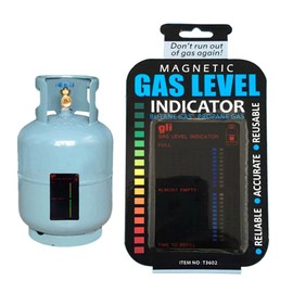 Propane Butane LPG Fuel Tank Level Indicator, Magnetic Display, Caravan Bottle Temperature Meter, Gas Measurement Sticker, Rod of the
