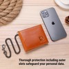 bill heart Wallet with Chain for Men, RFID Blocking Genuine