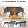 BETOPET Stainless Steel Litter Box - Extra Large Easy Cleaning