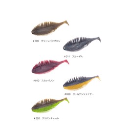 GEECRACK BELLOWS GILL SWIMMER 3.2" (005 Green Pumpkin)