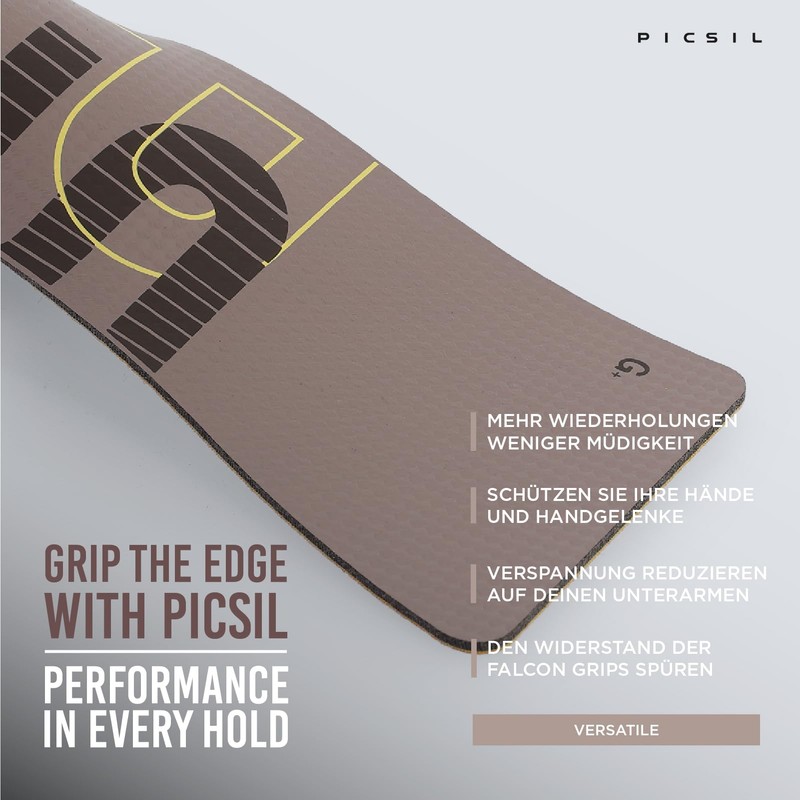 PICSIL Falcon Gloves + Wristbands + Bag, Carbon Fibre Material,