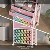 VENNQD Organizer and Storage Stand Compatible with Cricut Machines,Rolling Storage