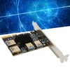 PCI‑E Riser Card PCI‑E X4 1 to 4 PCI Express