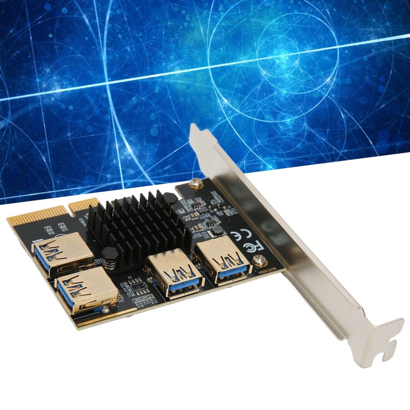 PCI‑E Riser Card PCI‑E X4 1 to 4 PCI Express