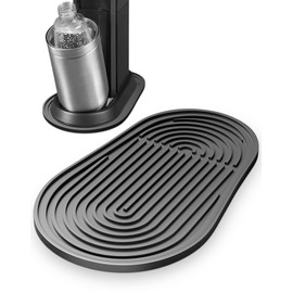 Abtropfmatte, Silikonmatte kompatibel mit SodaStream Duo, Silikon Unterlage Schützt die Küchenarbeitsplatte (Für Sodastream DUO)