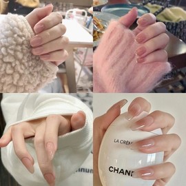 [Overseas] Gel Nail Sticker, Wearable Nail Sticker, Wearable Nail, New Nail Patch, Short, Premium Product, Wearable D81 Curry Leopard - Fit 20ea