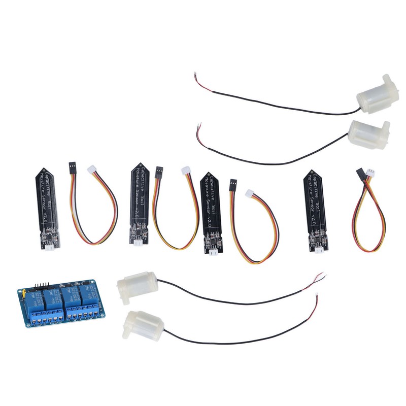 Automatic Irrigation Kit Self Watering System 4 Way Relay for
