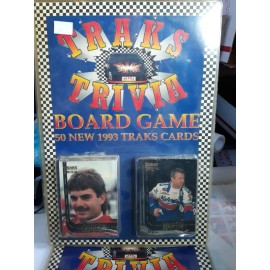 winston cup * 1993 TRAKS TRIVIA BOARD GAME WITH 50 NEW CARDS