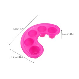 minkissy Spa Manicure Bowl Set 9pcs Nail Soaking Bowls for Toe Nails in Multiple Colors