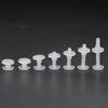 PATIKIL 40mm Chicago Screws, 20 Sets Plastic Chicago Screw Binding