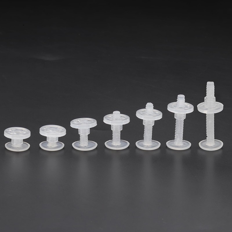 PATIKIL 40mm Chicago Screws, 20 Sets Plastic Chicago Screw Binding