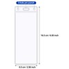 10 Pack Vertical Clear Ticket Badge Holders Plastic Ticket Stub
