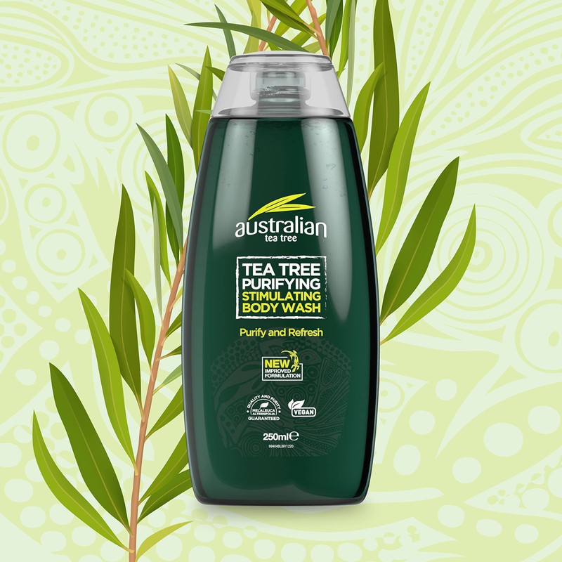Australian Tea Tree Body Wash, Purifying, Natural, Vegan, Cruelty Free,