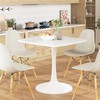 DKLGG Square Dining Table for 2-4 Person, 32 Inches Kitchen