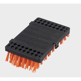 Oklahoma Joe's 1517366W06 Blacksmith Combo Grill Brush Replacement Head, Black/Red