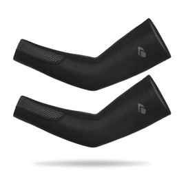 Difos Men's Arm Cover, Fleece-Lined, Fleece-Lined, Autumn/Winter, Cycling, Running, Road Bike, Cycling, Sports, Climbing, Windproof, Cold Protection, Thermal, Anti-Slip, L