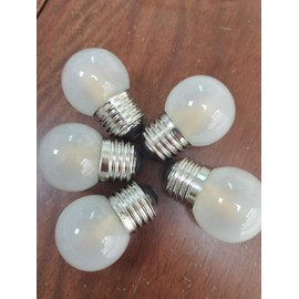 Sevici G40 1.5 Watt Low Power Led Night Light Bulb, Equivalent 15 Watt Standard E26 Bulb 110v G14 Low Power Frosted Small Bulb, Warm White 2700k, CRI 95+, 150lm Non-Dimmable, Pack of 2