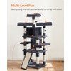 Feandrea 67 Inches Multi-Level Cat Tree for Large Cats, with