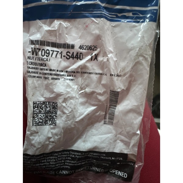 Ford Genuine Ford Trans Mount Nut -W709771-S440