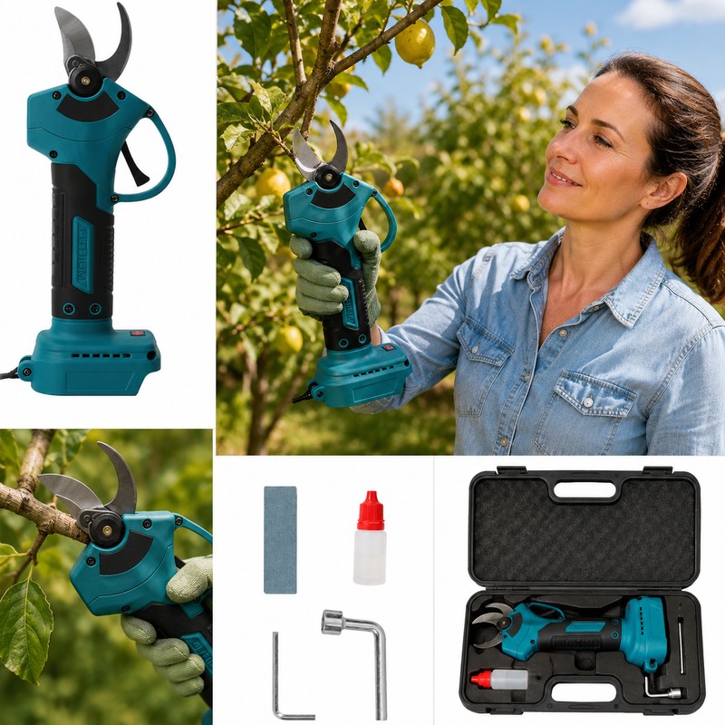 Electric Pruning Shears for Garden Branches – Brushless SK5 Blade
