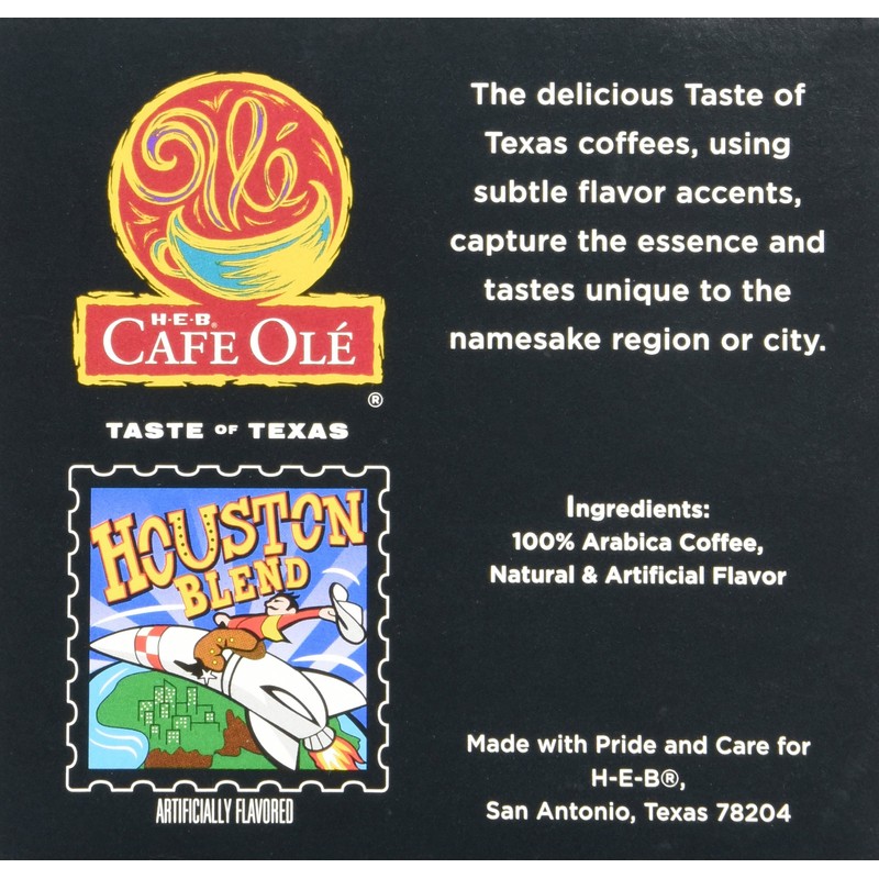 Cafe Ole Taste of Texas Houston Blend 12 Count Single