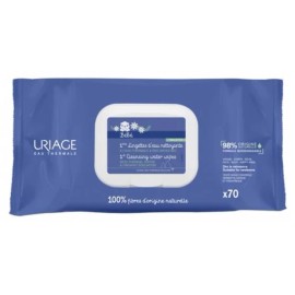 Uriage Bebe 1st Water Cleansing Wipes 70 Wipes