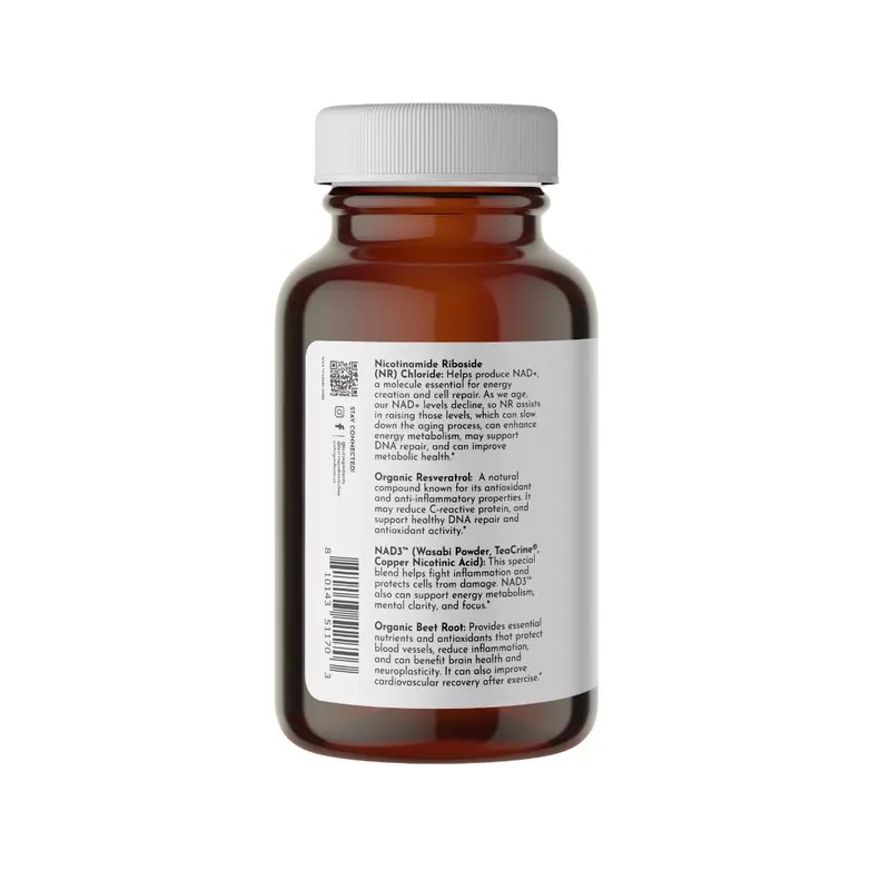 Just Ingredients NAD+ Complex – Ageless Support Supplement for Cellular