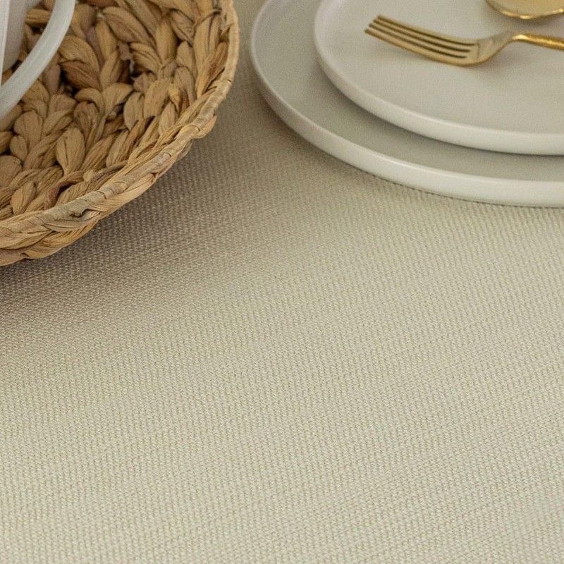 Benson Mills Cameron Textured Fabric Table Cloth, for Everyday Home