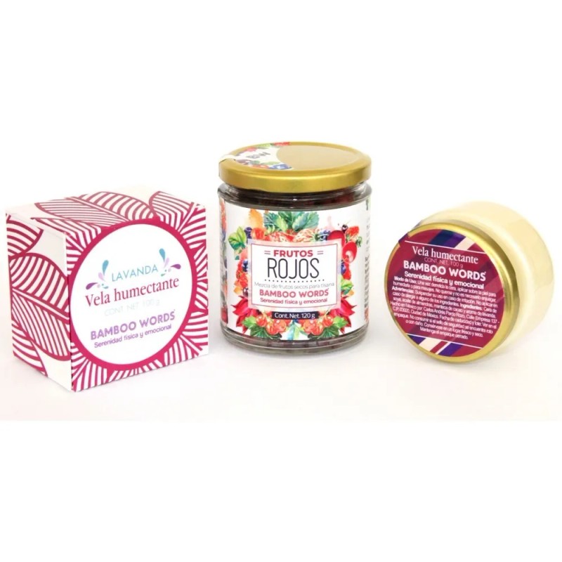 Té Frutos Rojos - 120 G + Vela Masaje 100