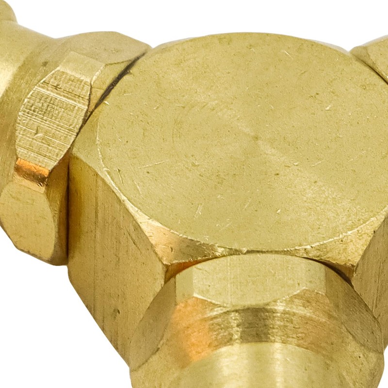 Laroal Y Splitter Hose Splitter 3 Way Brass Hose Quick