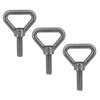 (3 Pieces) M8x290mm Triangular Lifting Eye Bolt Machine Bolt 304