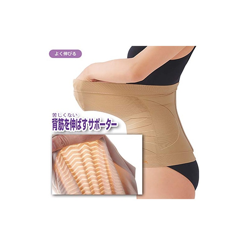 [m.D.P.] MEIDAI Lower Back Support, Lower Back Pain Belt, Carbon,