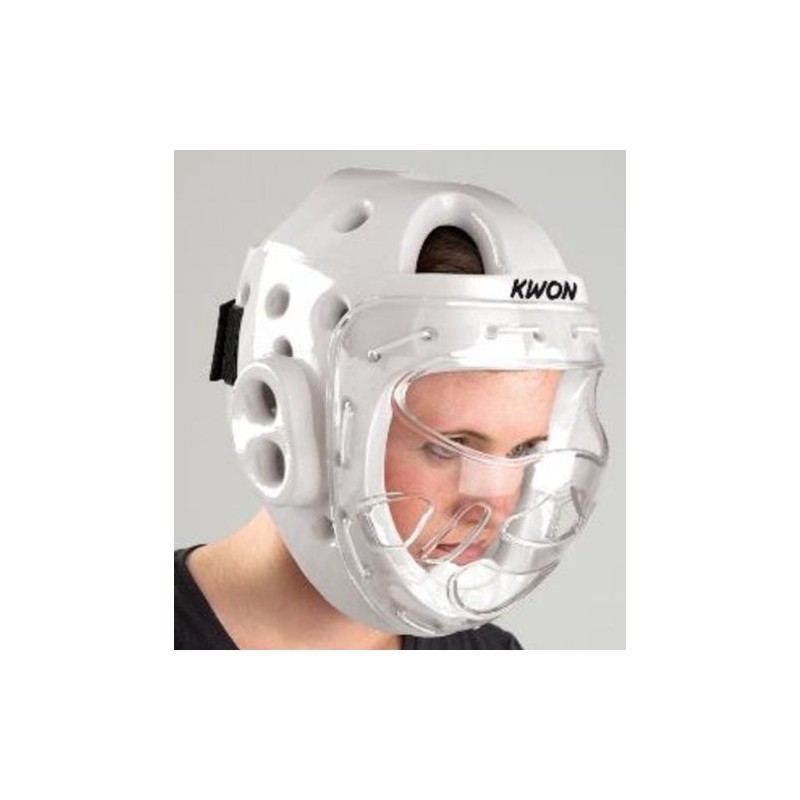KWON KSL Headguard With Mask CE M Black