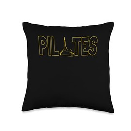 Cute Pilates Reformer Pilates Reformed Golden Yellow Throw Pillow
