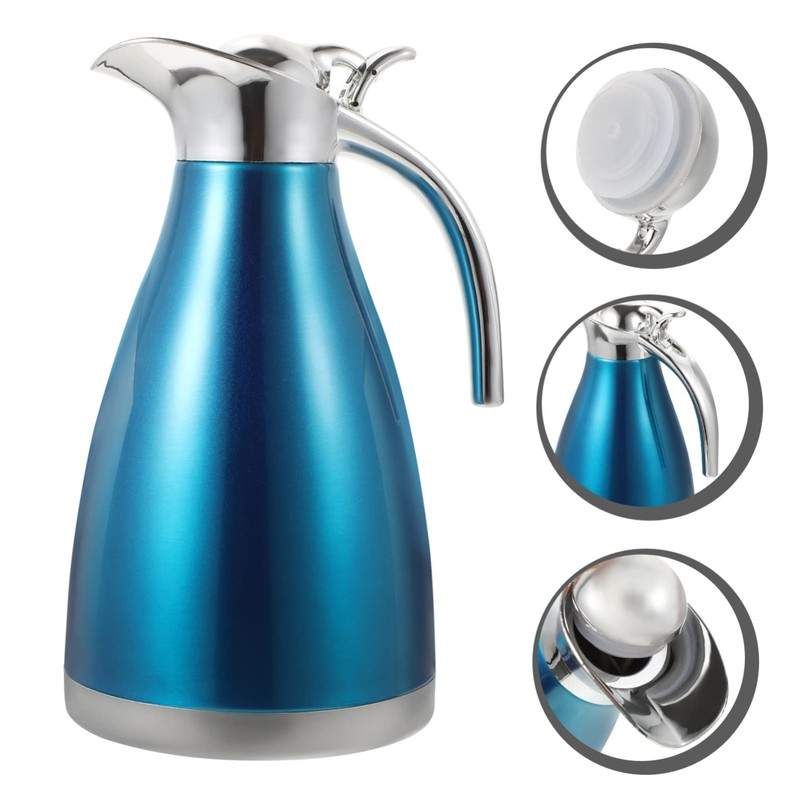 Mikinona Stainless Steel Thermal Water Bottle Double Layer Insulated Kettle