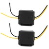 2Pcs Car Power Filter 12V Interference Proof Noises Reduction Reliable
