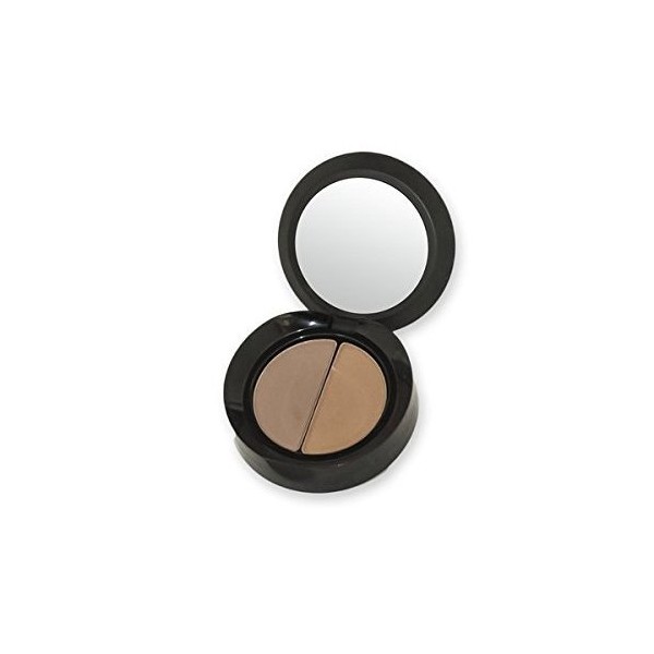 Damone Roberts Latte Eyebrow Powder Duo By Hollywood’s Eyebrow King- Long Lasting, Highly Pigmented Brow Powder For Perfectly Shaped Brows - Natural Colors, Cruelty Free Formula- Light Brown