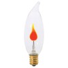 Satco S3656 3 Watt CA8 Incandescent Soft White 2700K Candlabra