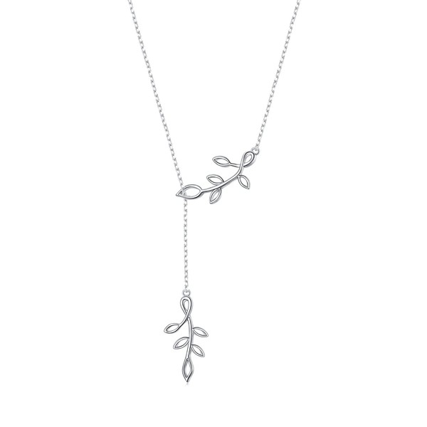 Long Necklace Sterling Silver Larait Bar Y Lariat Long Chain