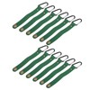 12Pcs Leather Wall Hooks PU Leather 5KG Load Durable Sturdy