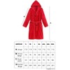 PANA® Velour Unisex Cotton Bathrobe with Hood Sauna Gown Women's