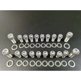 CNCDPT Ford 351C 351M 400M Oil Pan Bolts  Kit Cleveland Cobra Jet Stainless Steel