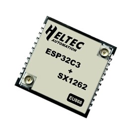 Heltec HT-CT62 LoRa/LoRaWAN Node Module with SX1262 ESP32-C3FN4 and Integrates 2.4 GHz Wi-Fi LoRa Two-Mode Wireless Communication Support The Development Environment (902-928MHz)