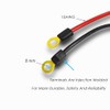 Anderson Connect Plug Cable with Copper Ring, 50A Battery Quick