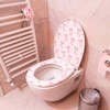 Tudomro Pink Bow Toilet Seat with Soft Round Close Decorative