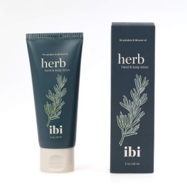 IBI Crema de manos hidratante ultra hidratante para piel seca y sensible, tubo de hierbas de 2 onzas (1 unidad)
