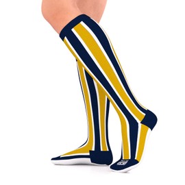 Go2Socks GO2 Team Gear Compression Socks for Men Women Nurses Runners 15-20 mmHg (Medium) - Best Performance Recovery Circulation Stamina Maternity Travel - (FI L)
